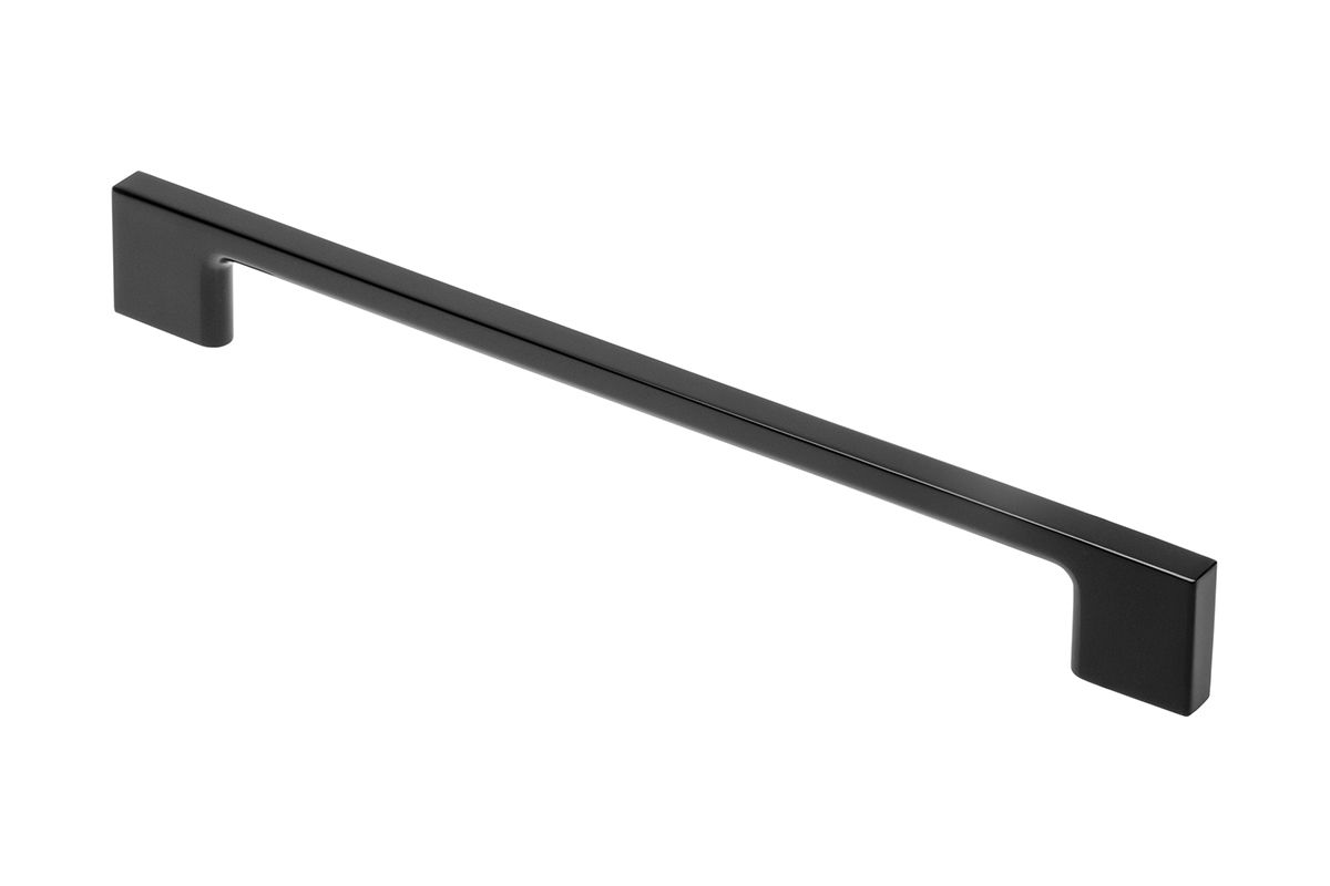 Ручка сталь GTV UZ-819-20 192мм, черный матовый