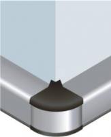 Угол внешний REHAU 90гр для алюминиевого бортика 15мм, серый (209644-001)