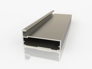 Алюминиевый профиль PREMIAL F1-10 серебро 3м (12)