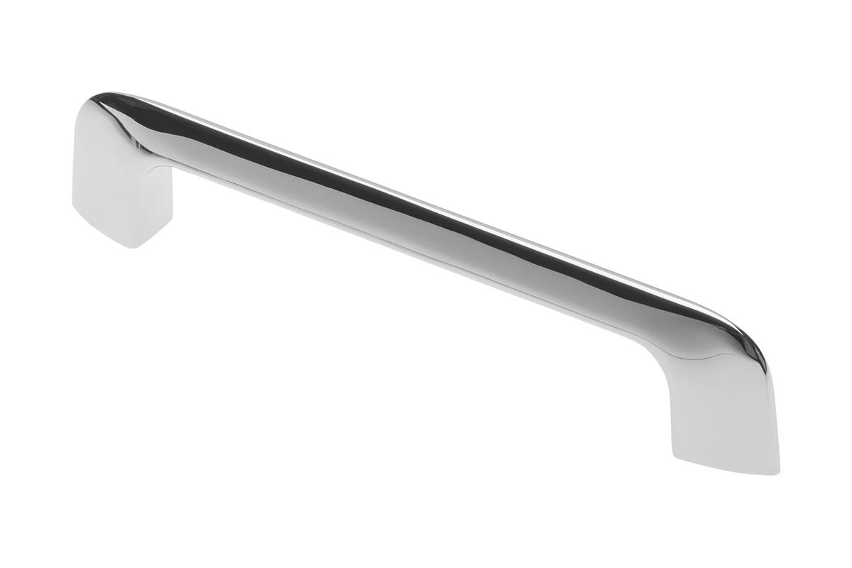 Ручка алюминиевая GTV MILAN 128мм, хром UZ-MILAN-128-01