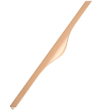 Ручка торцевая GTV UA-PICADO-256-296-01 256мм золото браш