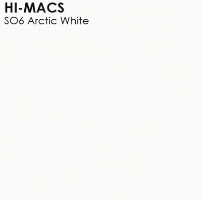 HI-MACS Solid S006 ARCTIC White 12*760*3680 иск.камень